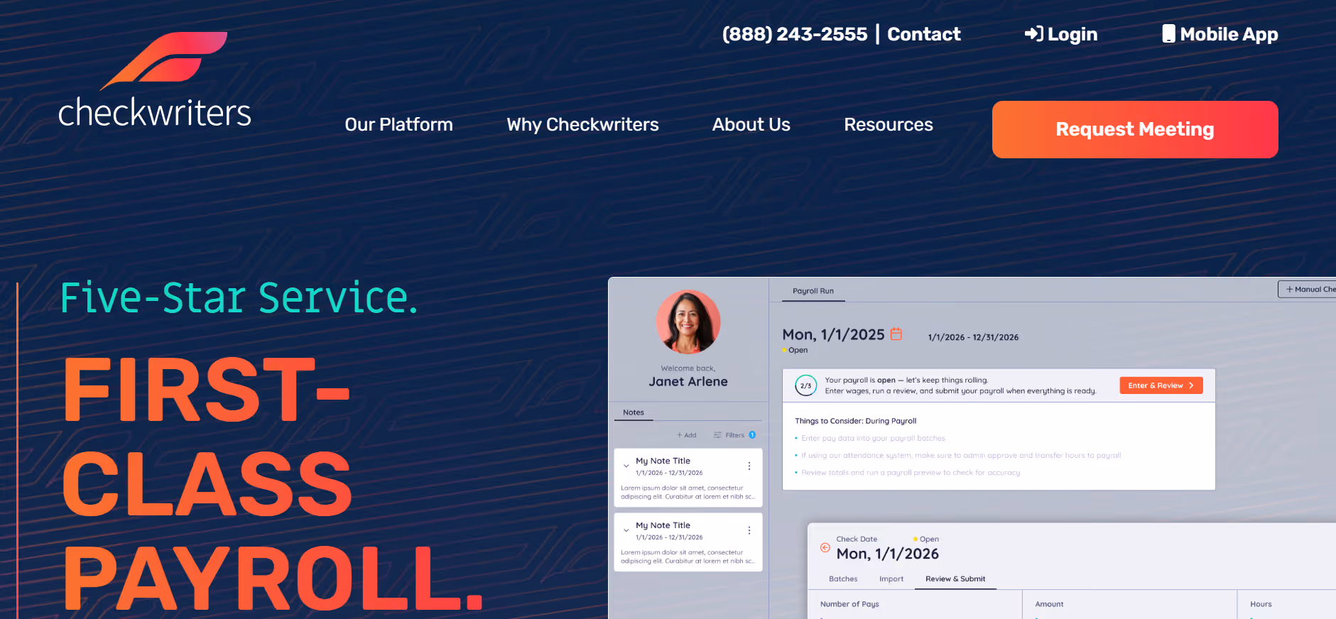 Checkwriters