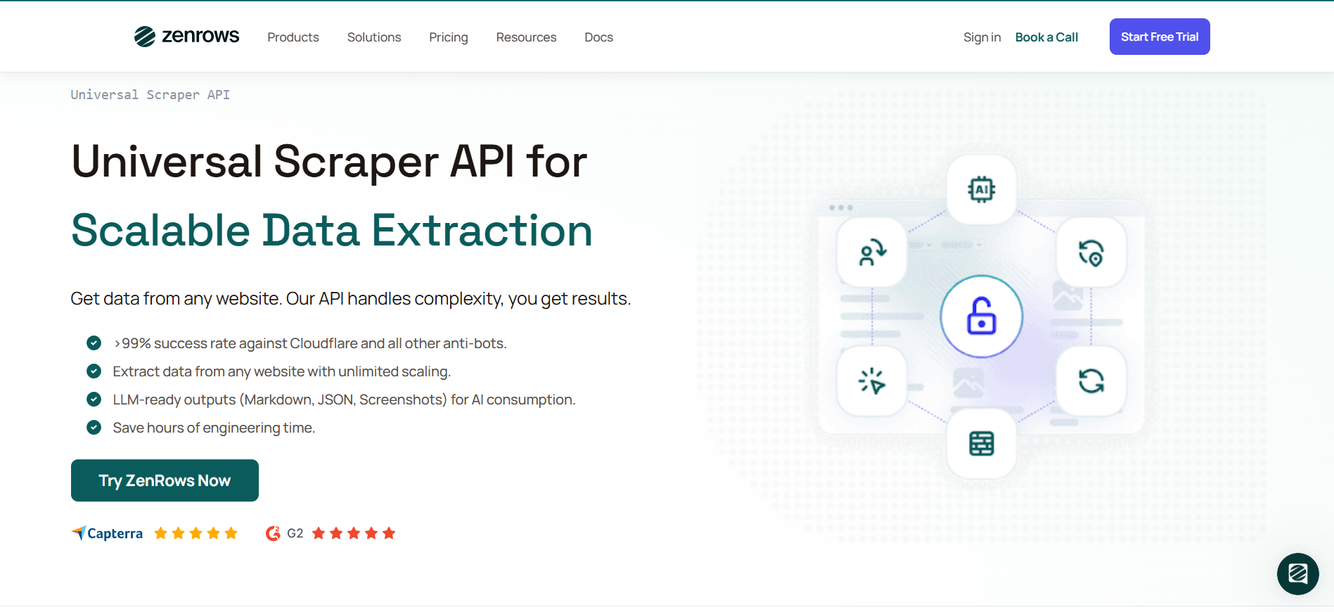 ZenRows Universal Scraper API