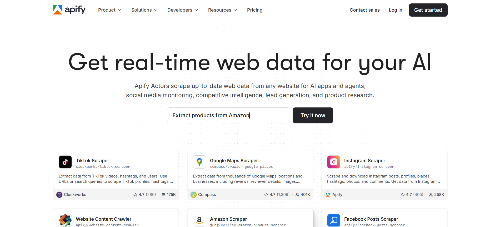 Apify Shopify Scraper