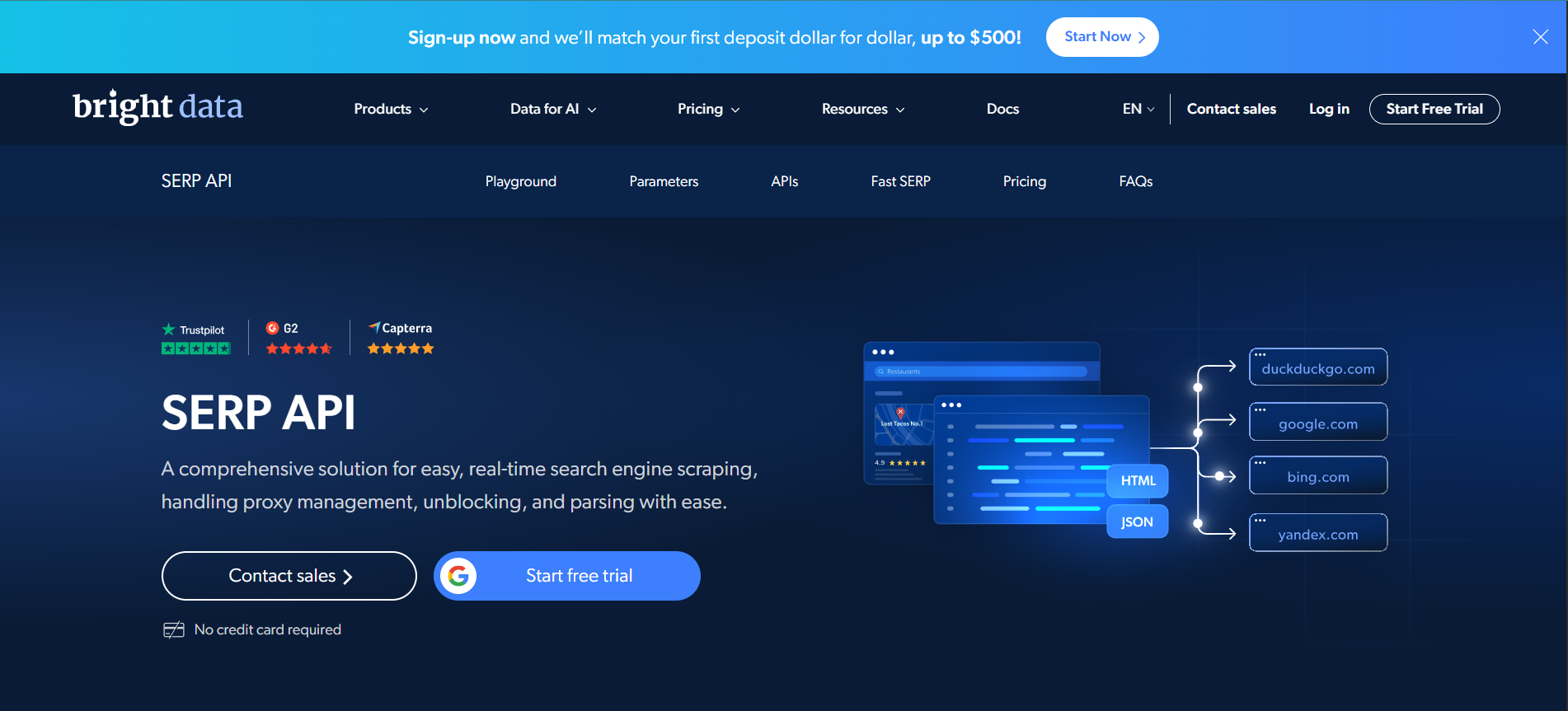 Bright Data SERP API