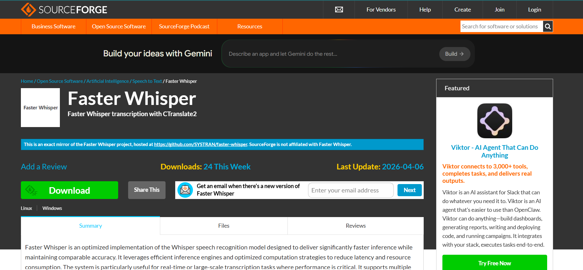 Faster Whisper