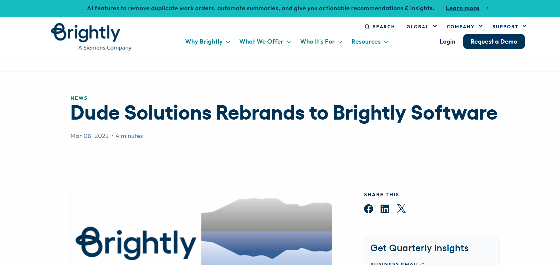 Dude Solutions (Brightly)