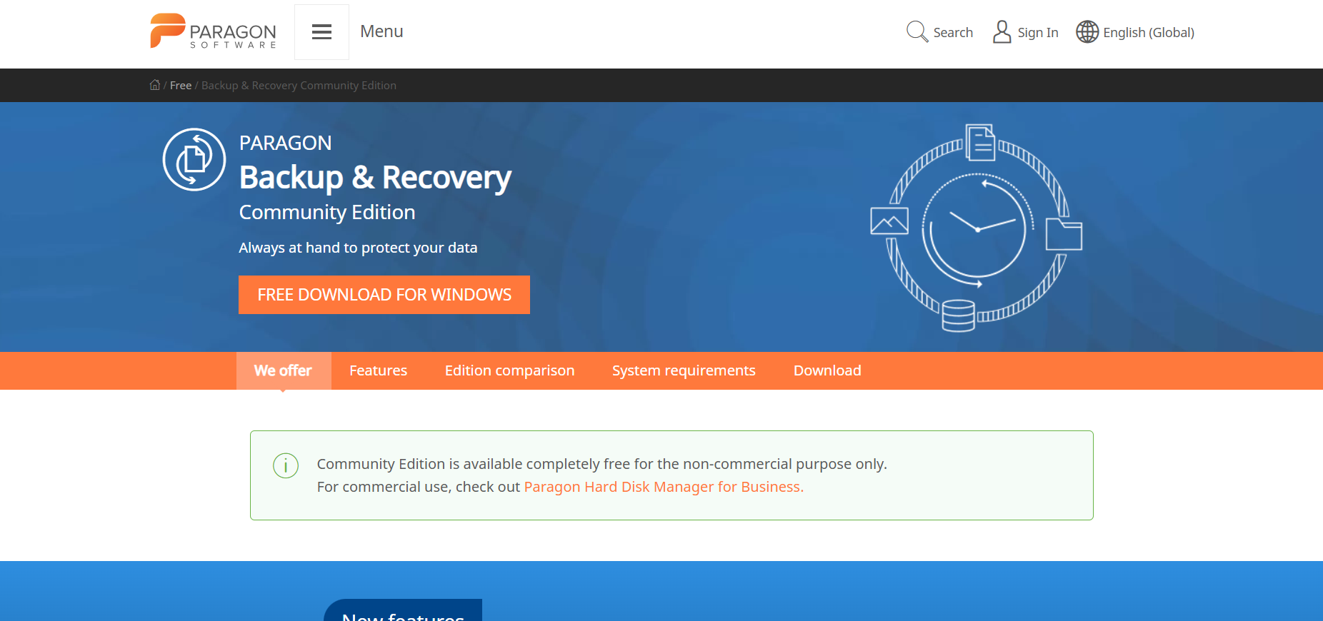 paragon backup & recovery