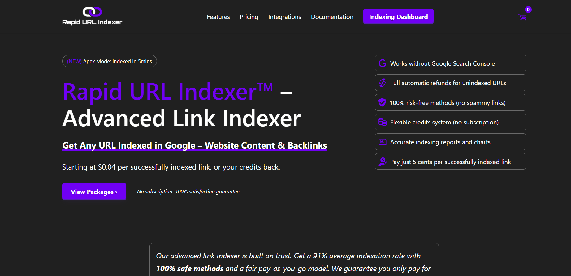 rapid url indexer
