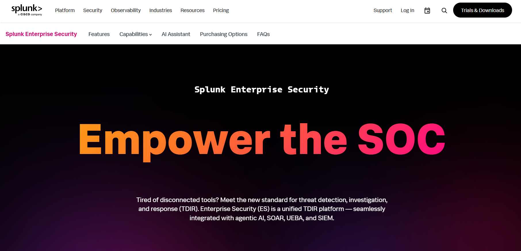 splunk enterprise Security, Privacy & Backup