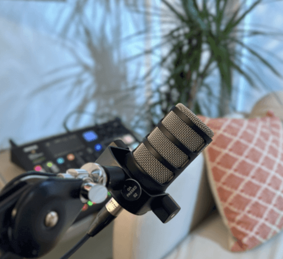 Un micro rode du podcast Caen'Trepreneur