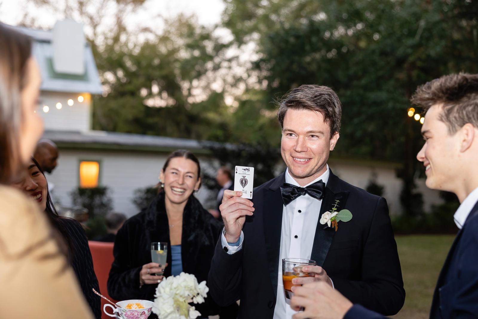 Goochelaar Jonas De Bruyn trouwfeest magie