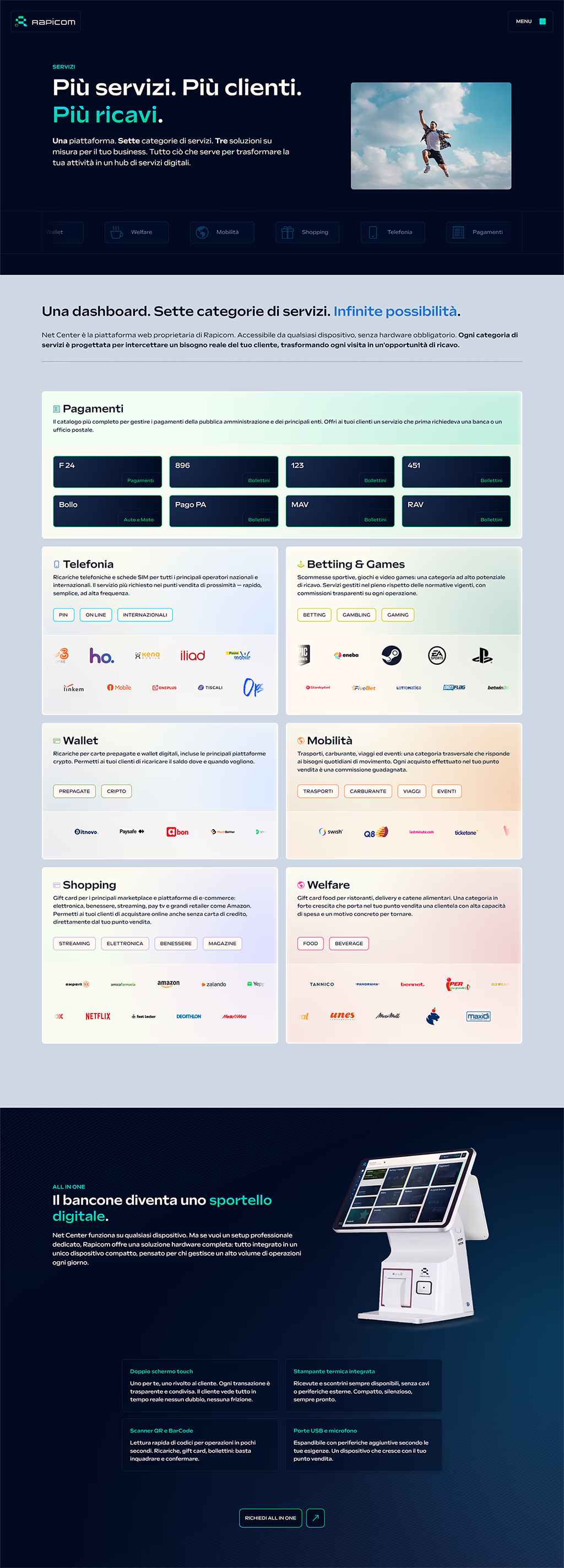CTA STUDIO - Progetto di Art Direction, Brand Identity, Sito Vetrina, Web App per Azienda Telecomunicazioni