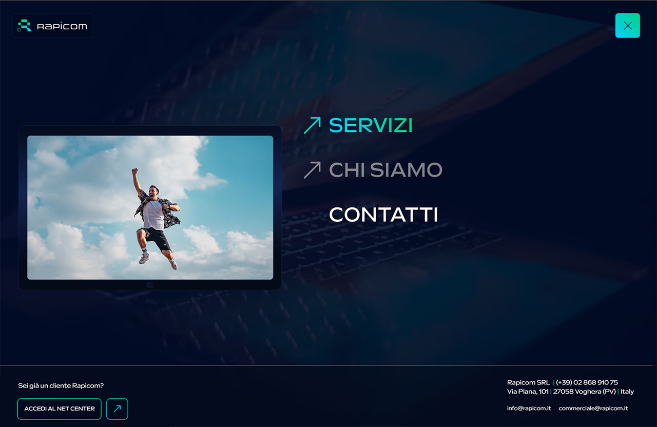 CTA STUDIO - Progetto di Art Direction, Brand Identity, Sito Vetrina, Web App per Azienda Telecomunicazioni