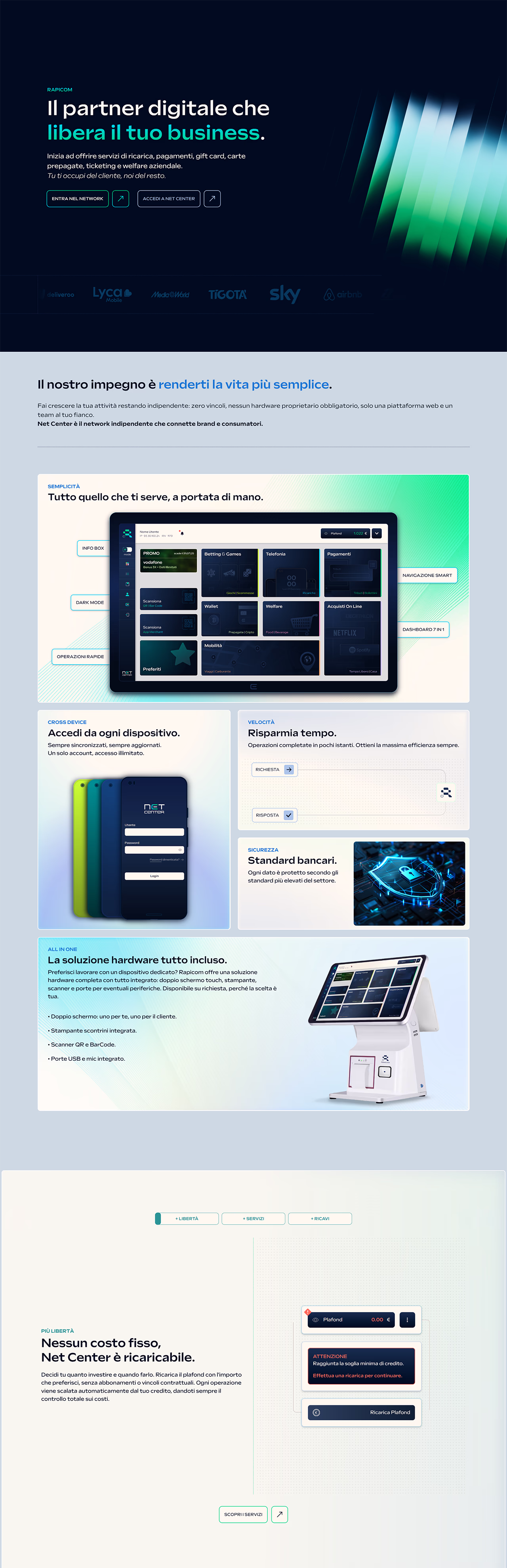 CTA STUDIO - Progetto di Art Direction, Brand Identity, Sito Vetrina, Web App per Azienda Telecomunicazioni