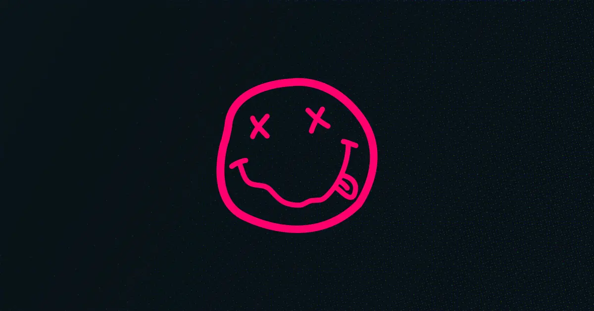 Il logo smiley di Nirvana: cosa racconta davvero la faccia con gli occhi a X sul potere di un segno