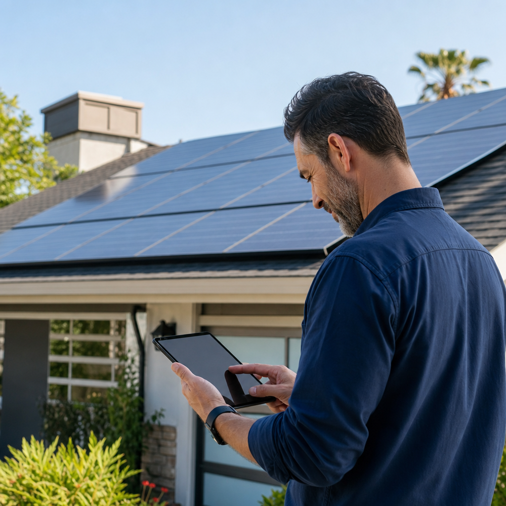 residential solar installation California