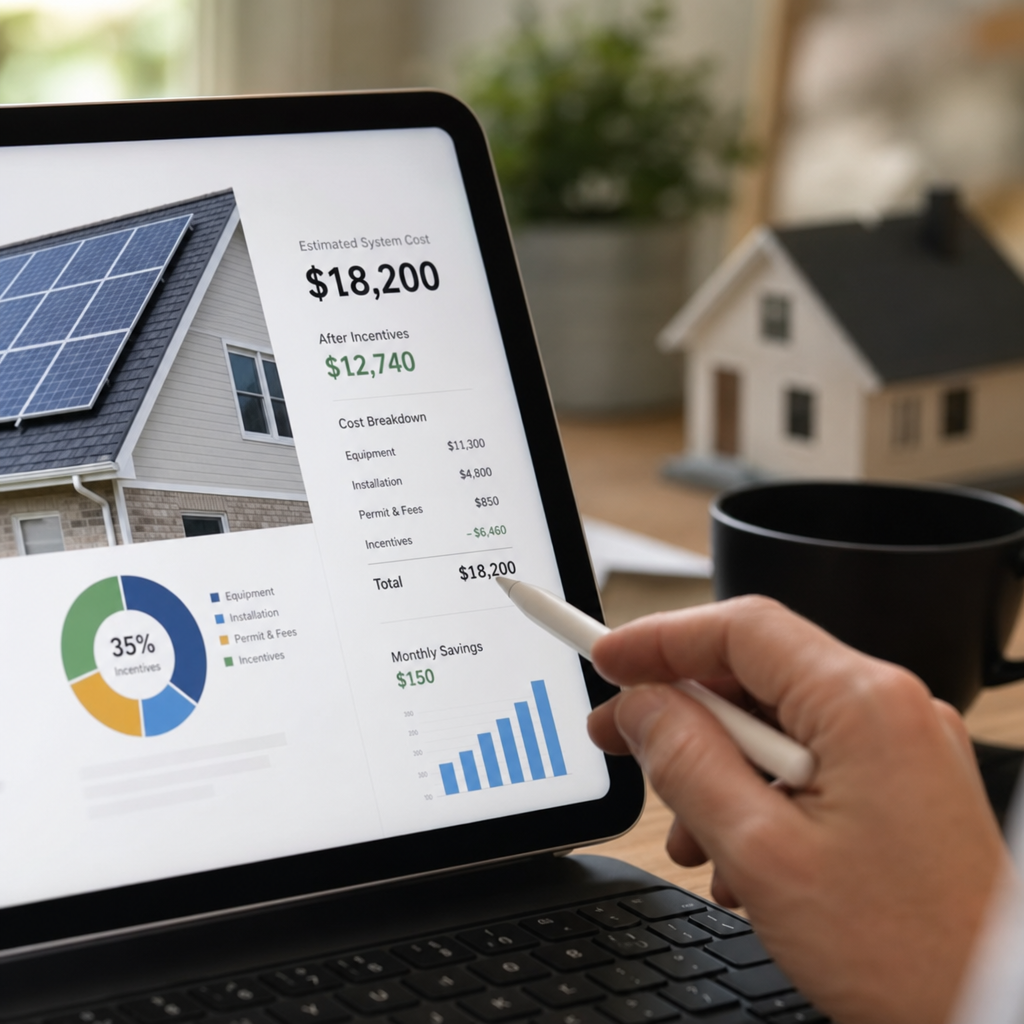how much do solar panels cost for a house