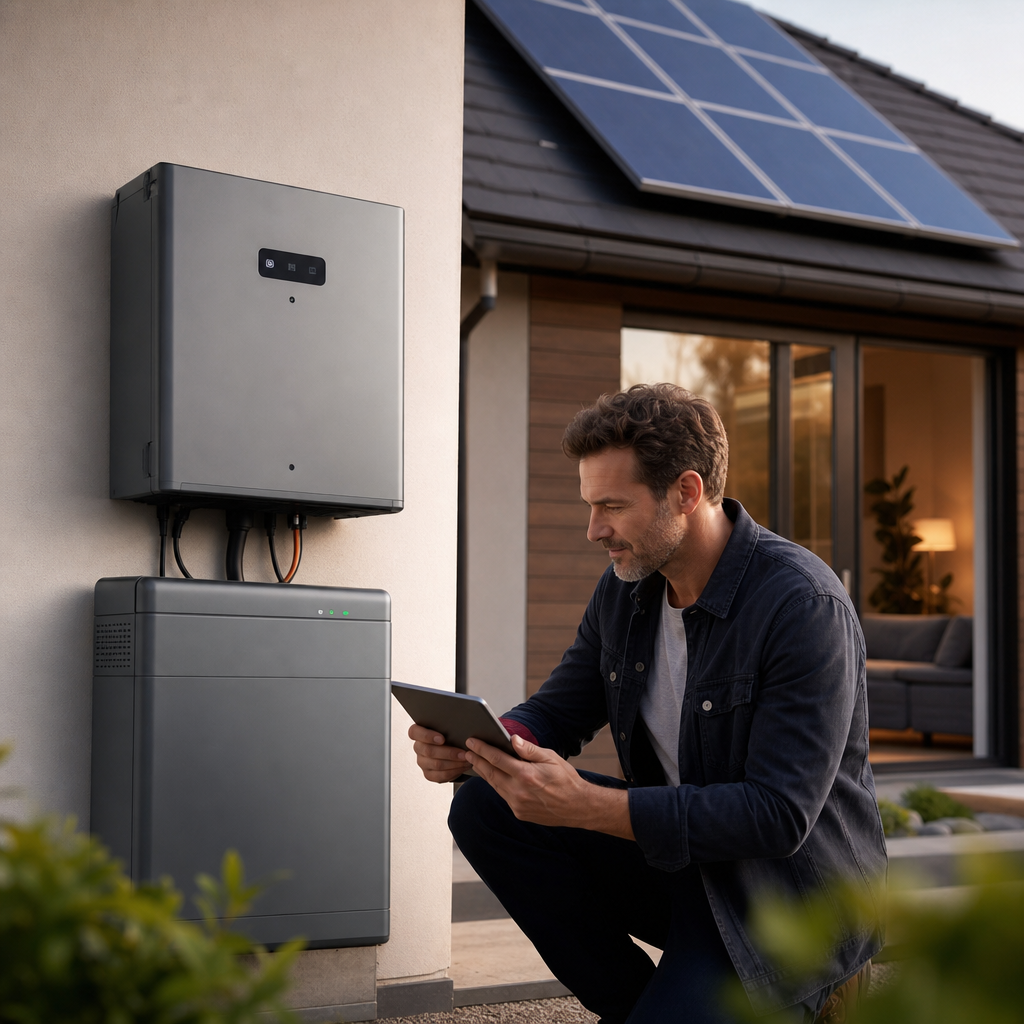 home solar system with battery backup