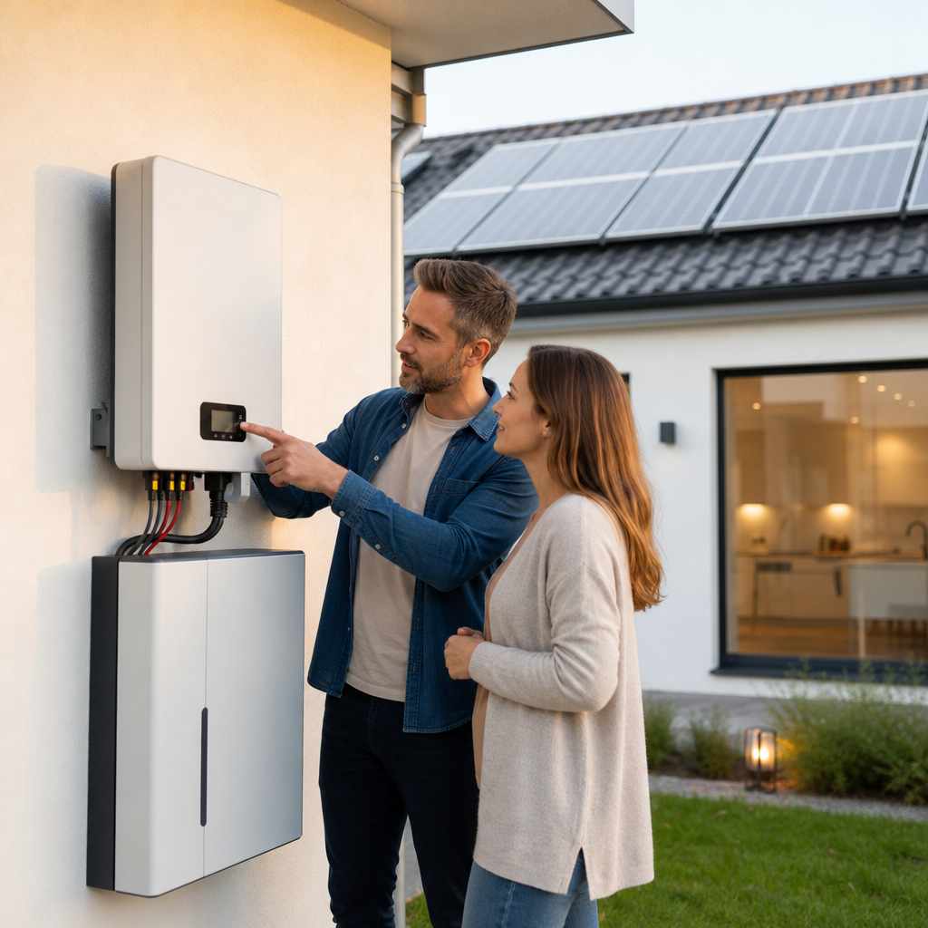 how does solar power work for homes