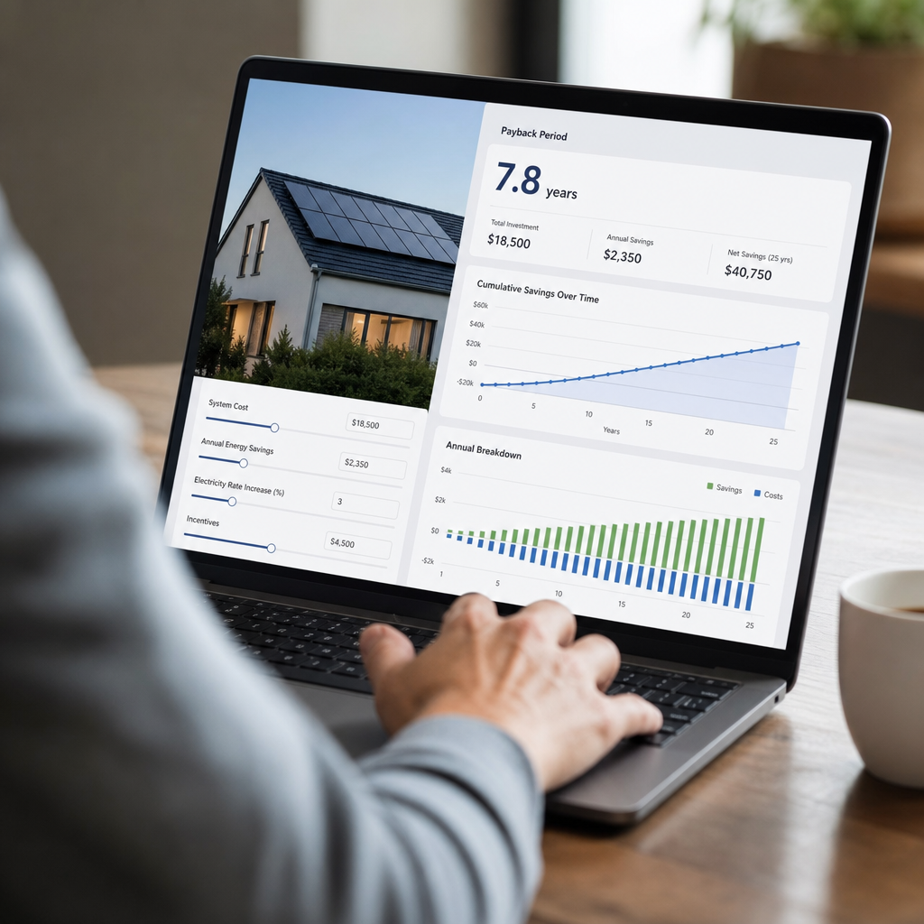 solar panel payback period calculator
