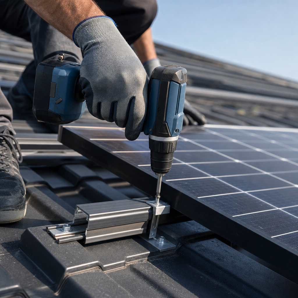 solar panel installation process step by step