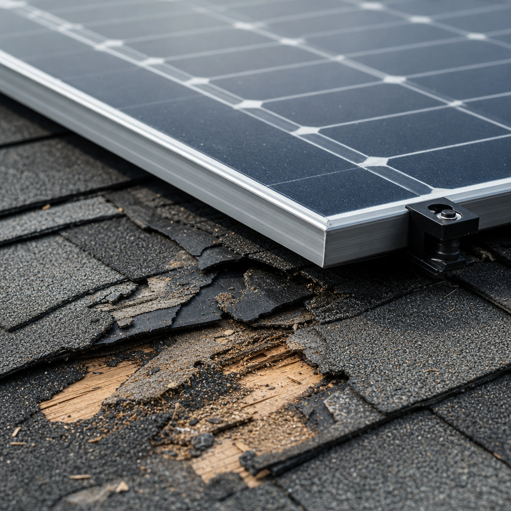 solar panel roof damage risk