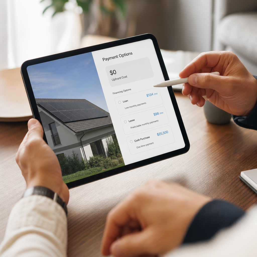solar panel installers with financing