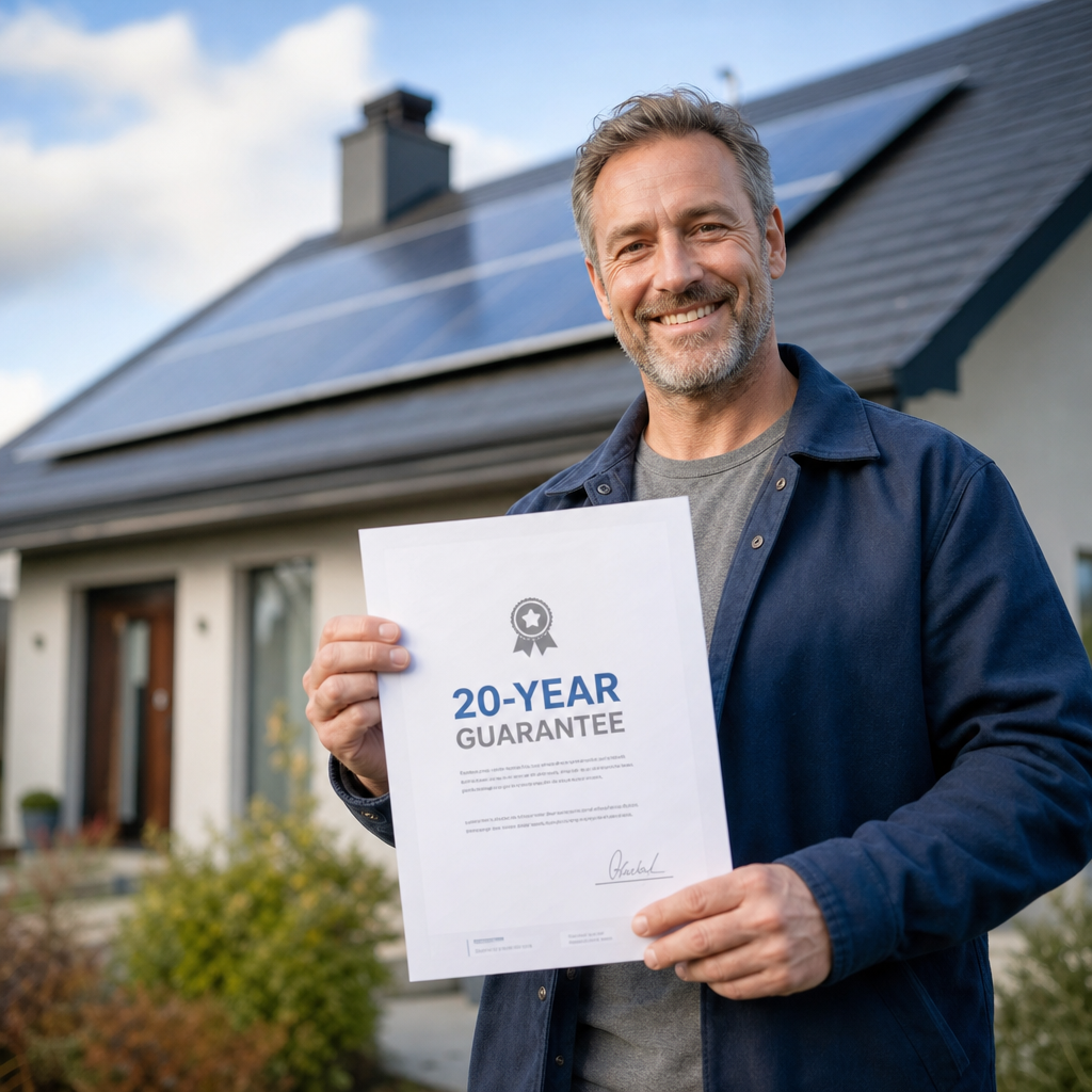 solar panel installation guarantee 20 years