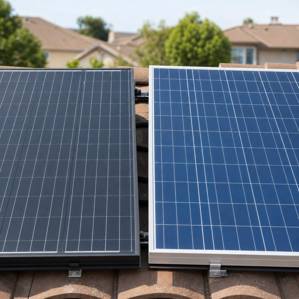 solar panel efficiency comparison