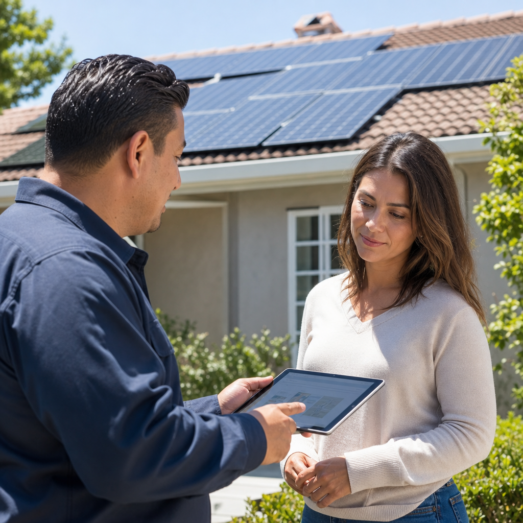 solar panel installation quote California