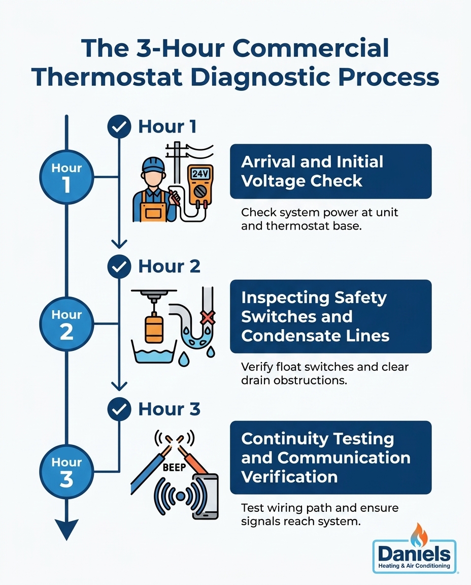 The 3-Hour Commercial Thermostat Diagnostic Process