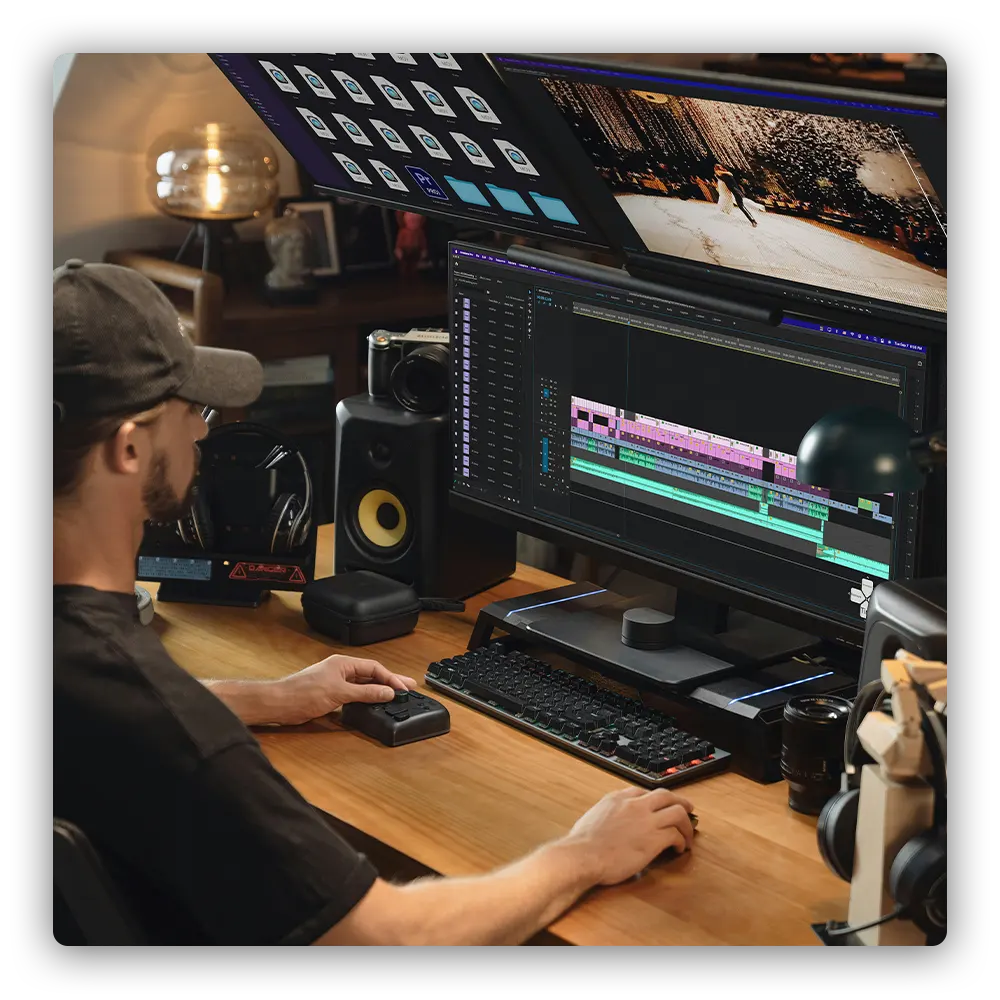 You have footage sitting there that needs to be polished and ready to share. We handle it. Our editors understand pacing, storytelling, and how to make content work across platforms. Whether you need quick social edits or full finishing with color correction and sound design, we deliver consistent quality with clear communication and no missed deadlines. You send footage, we send back polished content ready to publish. Simple as that.