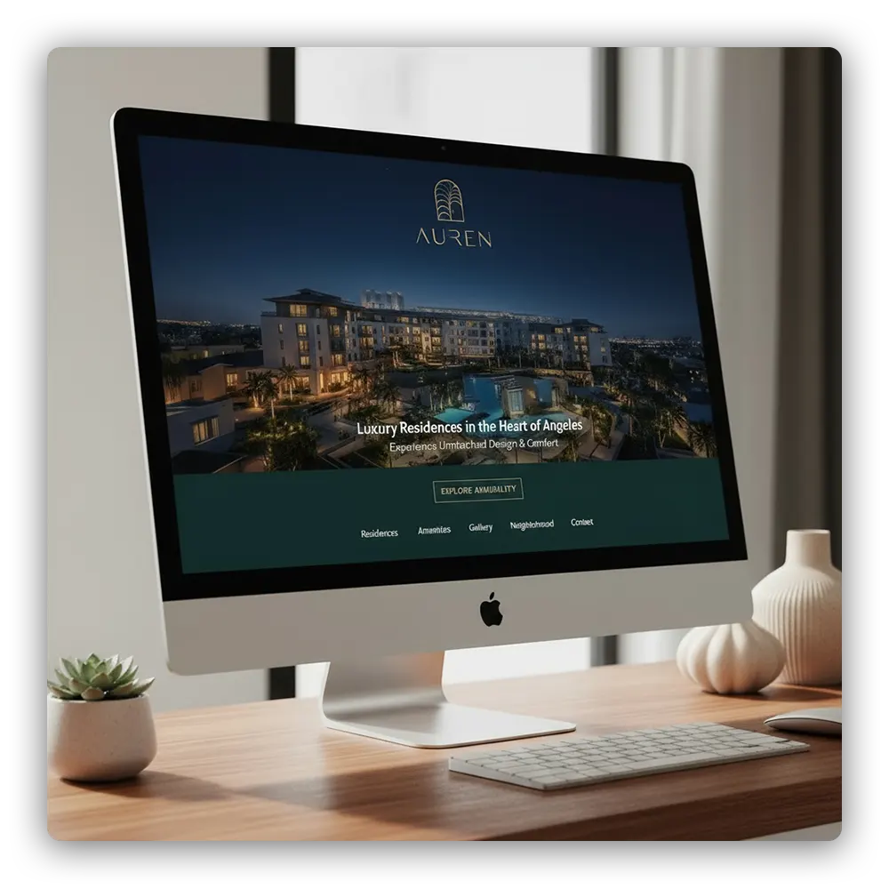 Slow loading times. Broken mobile experiences. Design that screams 2015. If you find yourself apologizing for your website, we fix it. We design and build sites that look professional, work across every device, and actually communicate what you do clearly. Whether you need a corporate site, property showcase, or complete digital presence, we handle design, development, and content organization. You get a responsive website that matches the quality of your organization without the technical headaches.