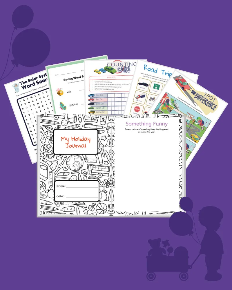 SillyBillyS! Childcare France - Resources - Activity Colouring Pack