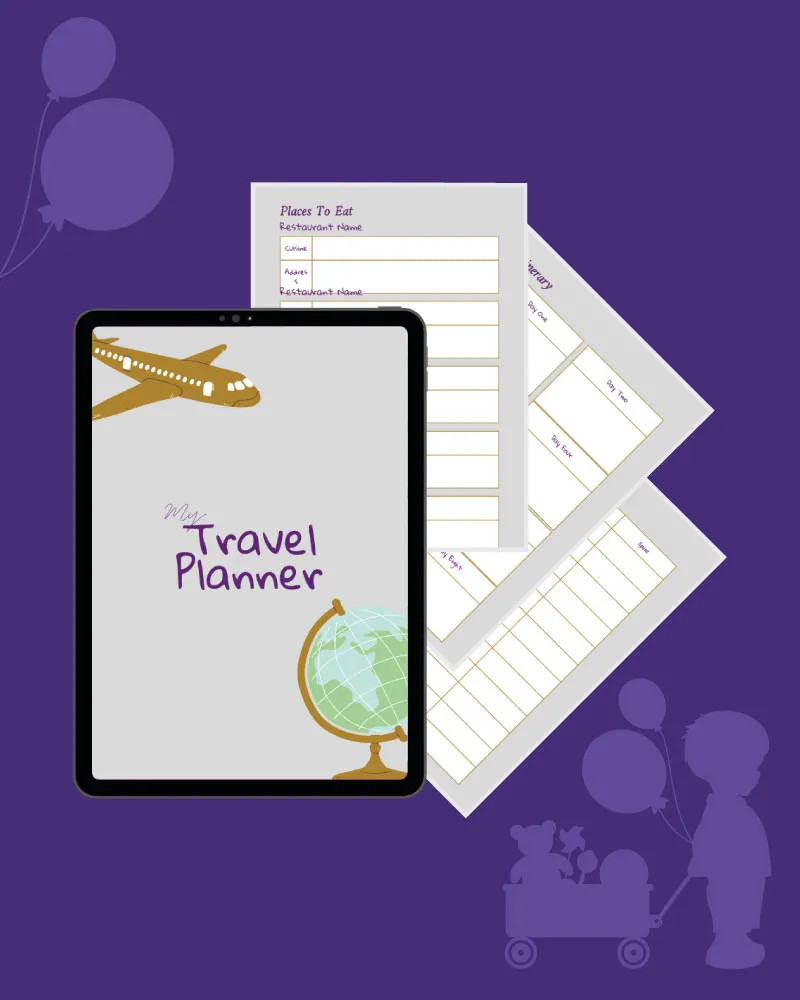 SillyBillyS! Childcare France - Resources - Travel Planner