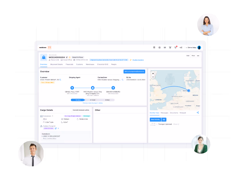 freight management screenshot