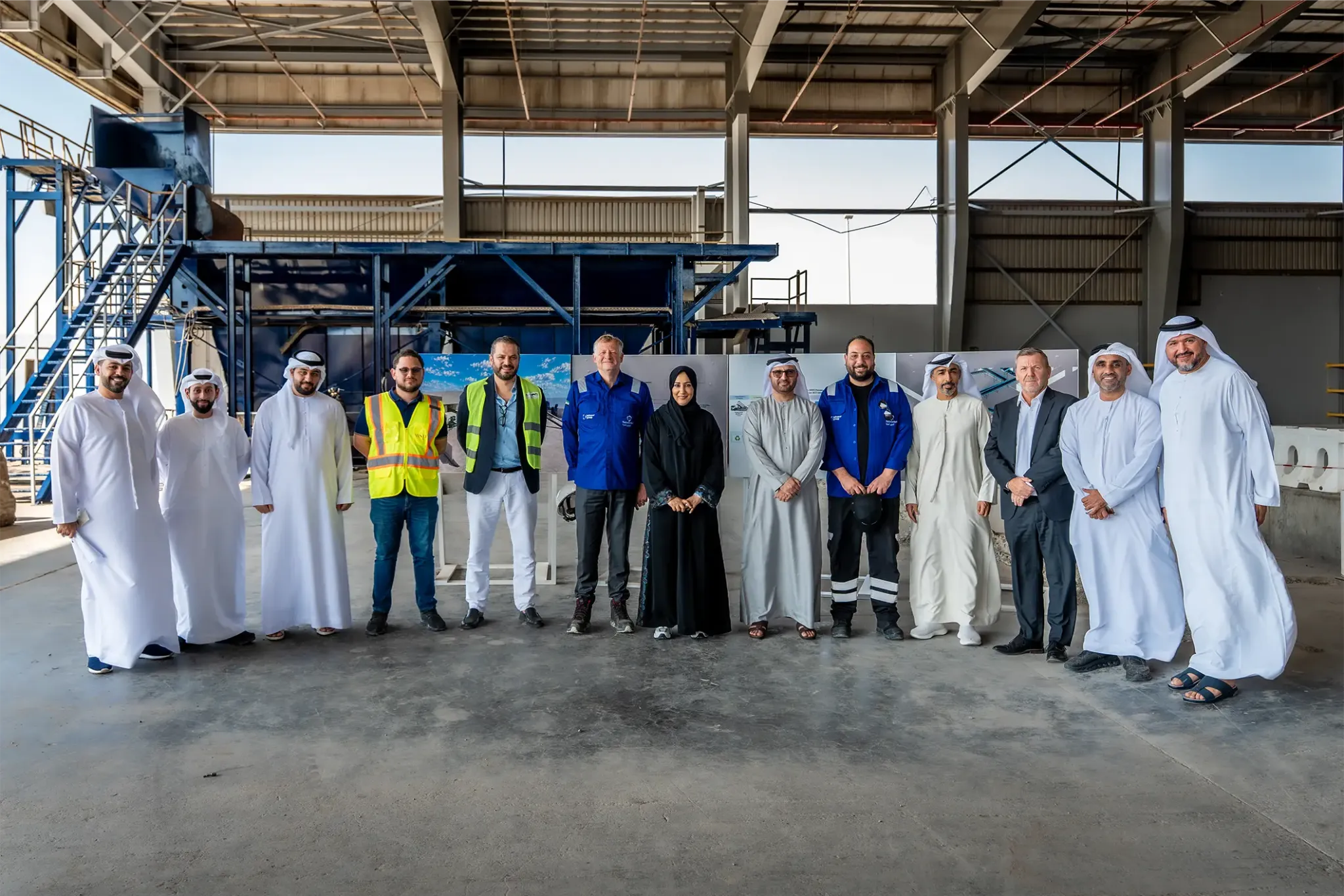 Dr Shaikha Salem Al Dhaheri visits Tadweer Group’s resource recovery facilities in Al Ain