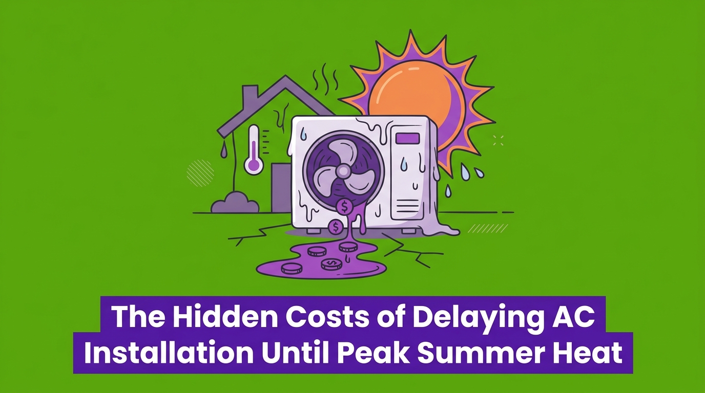 The Hidden Costs of Delaying AC Installation Until Peak Summer Heat