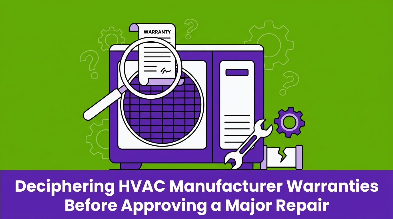 Deciphering HVAC Manufacturer Warranties Before Approving a Major Repair