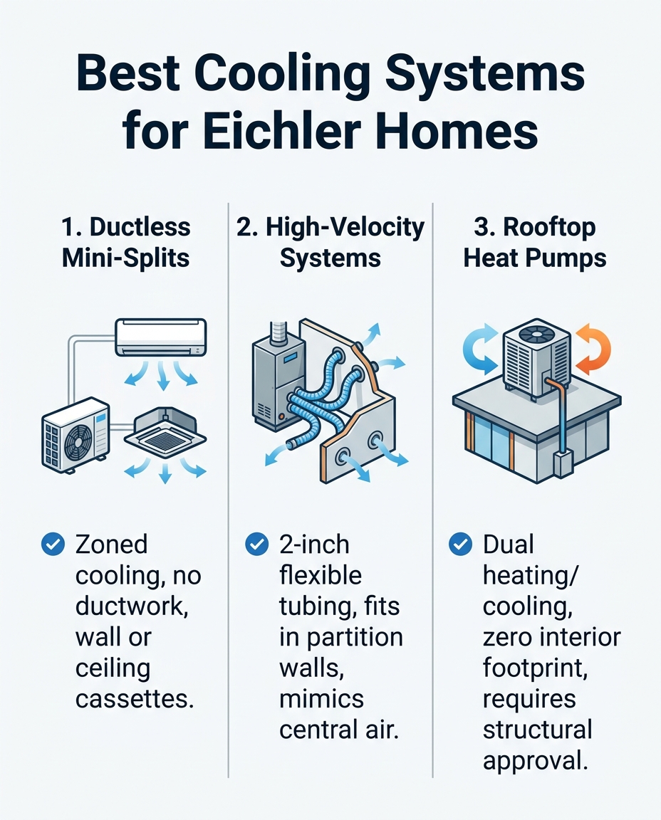 Best Cooling Systems for Eichler Homes