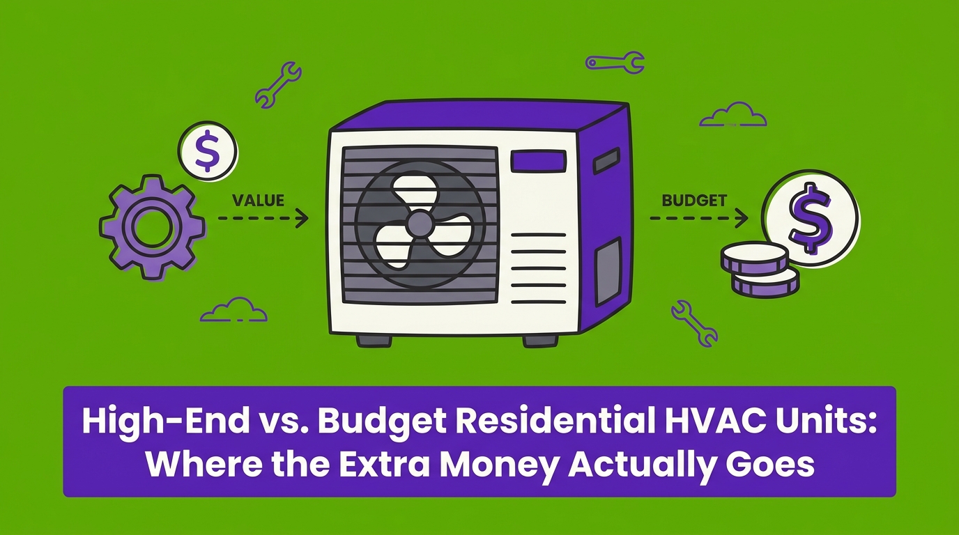High-End vs. Budget Residential HVAC Brands: Where the Extra Money Actually Goes