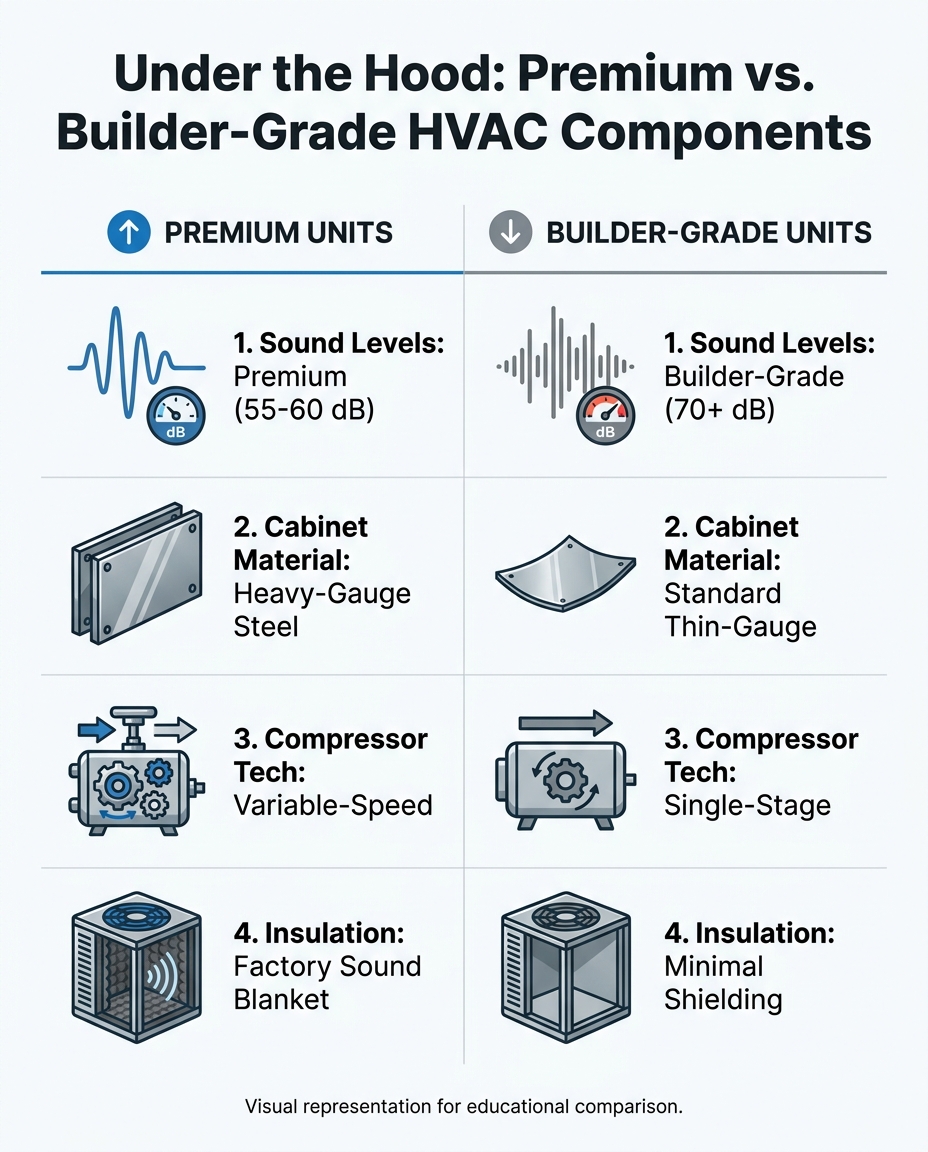 Under the Hood: Premium vs. Builder-Grade HVAC Components