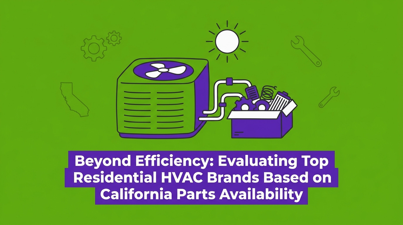 Evaluating Top Residential HVAC Brands Based on California Parts Availability