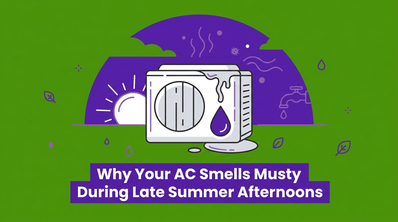 Why Your AC Smells Musty During Late Summer Afternoons