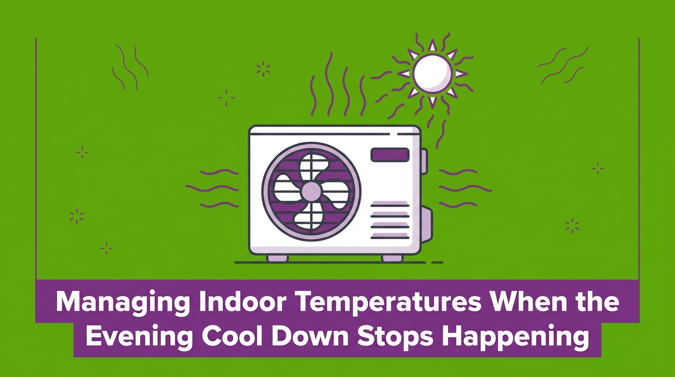 Managing Indoor Temperatures When the Evening Cool Down Stops Happening