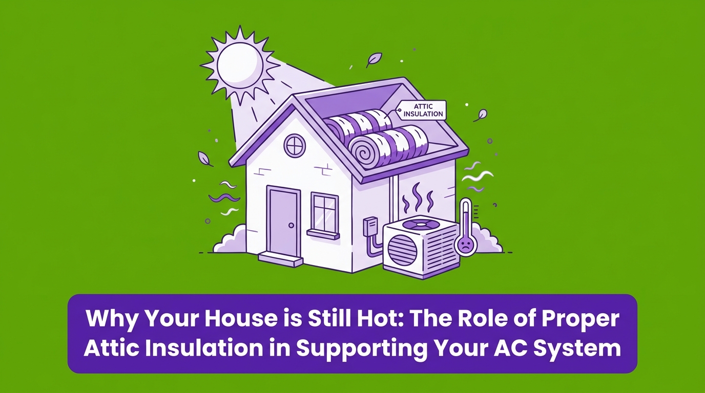 The Role of Proper Attic Insulation in Supporting Your AC System