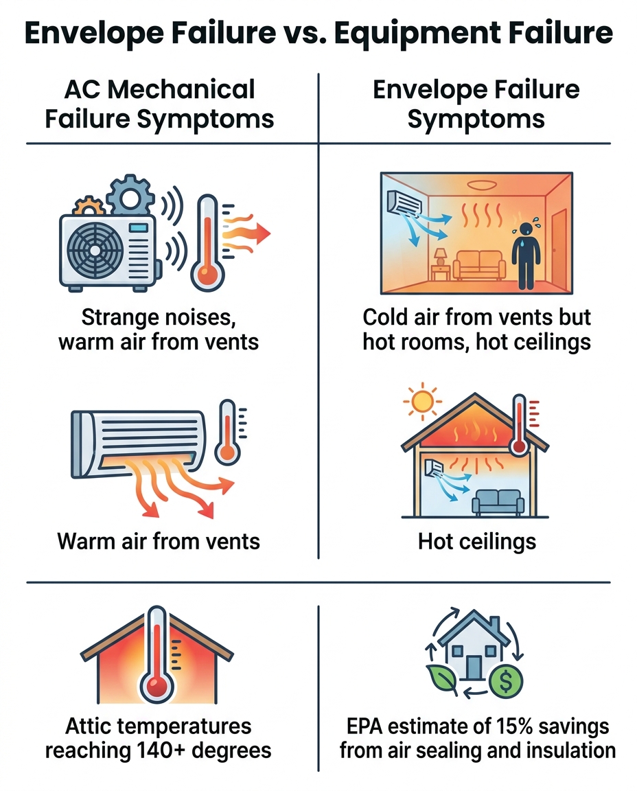 Envelope Failure vs. Equipment Failure