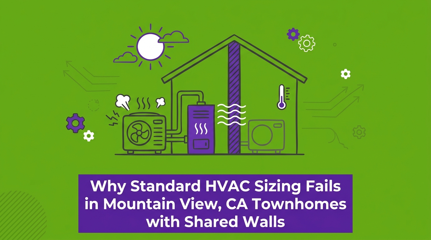 Sizing HVAC Systems for Mountain View Townhomes with Shared Walls