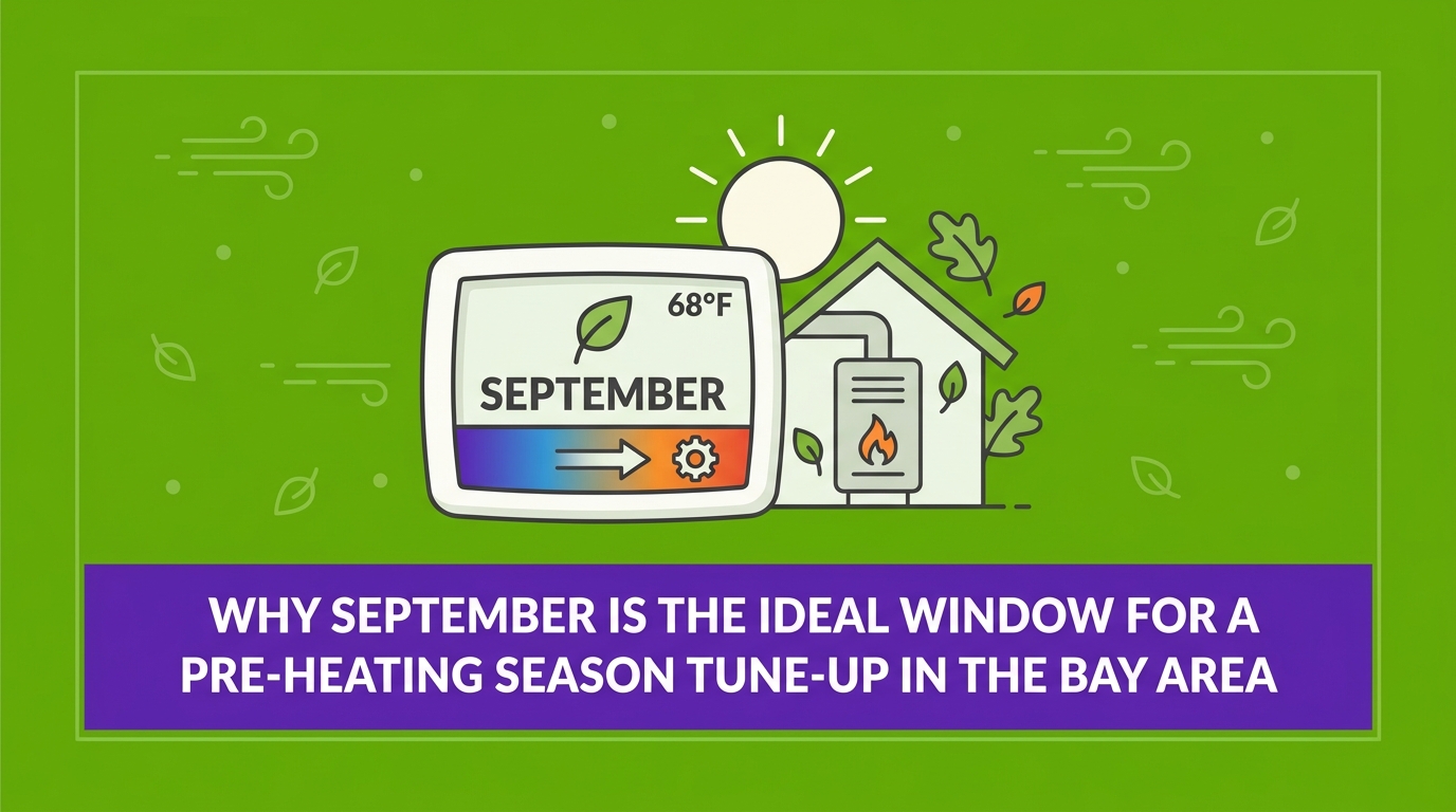 Why September is the Ideal Window for a Pre-Heating Season Tune-Up in the Bay Area