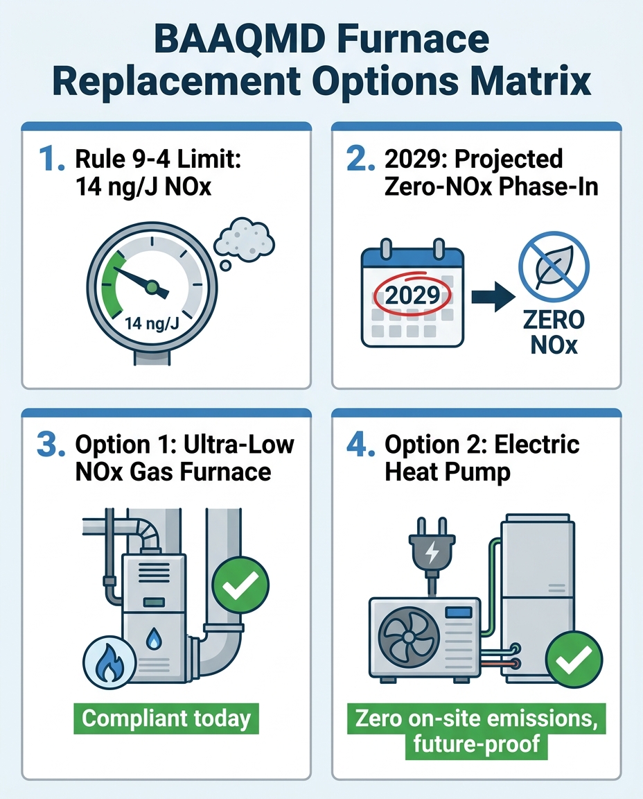 BAAQMD Furnace Replacement Options Matrix