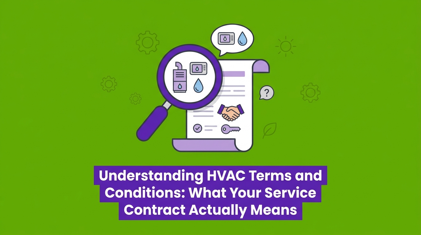 Understanding HVAC Terms and Conditions: What Your Service Contract Actually Means