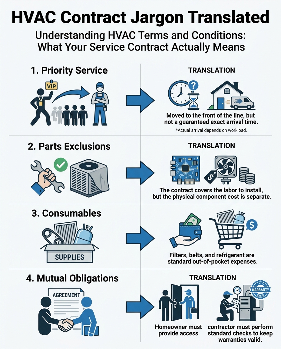 HVAC Contract Jargon Translated