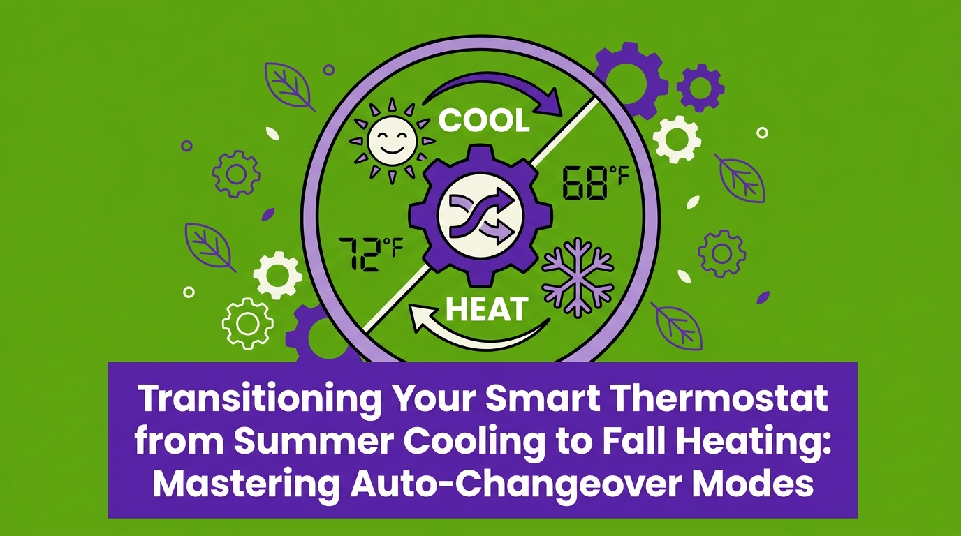 Transitioning Your Smart Thermostat from Summer Cooling to Fall Heating