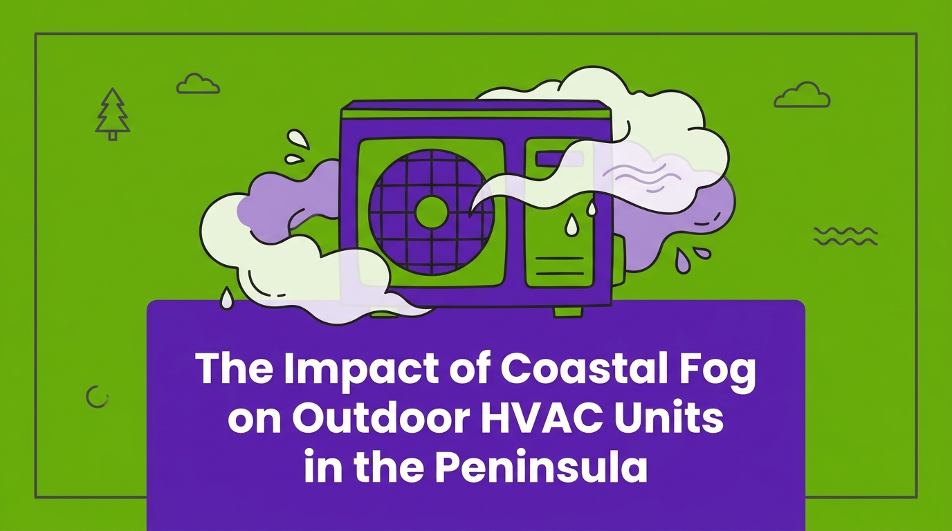 The Impact of Coastal Fog on Outdoor HVAC Units in the Peninsula
